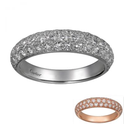 Etincelle de Cartier Diamonds Ring Fake B4220600 B4216800 Sterling Silver Pink Gold Plated Quality Sale London Women
