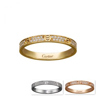 Delicate Cartier Love Collection Diamonds Ring Replica B4218200 B4218100 Wedding Jewelry Men Women 