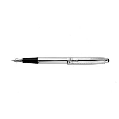 MontBlanc Meisterstuck High Quality Horizontal Wave Platinum-Plated Fountain Pen MT071