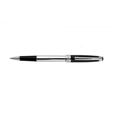 MontBlanc Meisterstuck Classic version Carbon & Silver Rollerball Pen For Doctor MT069