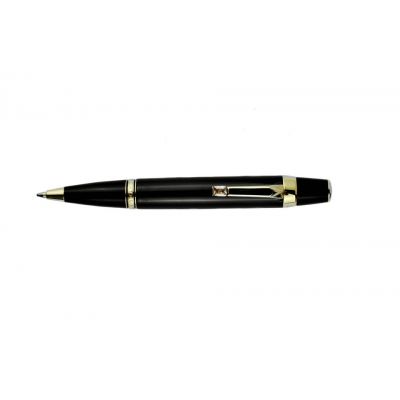 MontBlanc Boheme Jewelry Black Resin & Gold Plated Collectible Fake Ballpoint Pen MT010