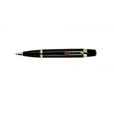 MontBlanc Boheme Black Resin And Gold-Plated Luxury Red Jewelry Ballpoint Pen MT032