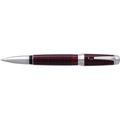 MontBlanc Boheme Convenient Silver & Dark Red Lacquer Jewelry Rollerball Pen Replica MT029