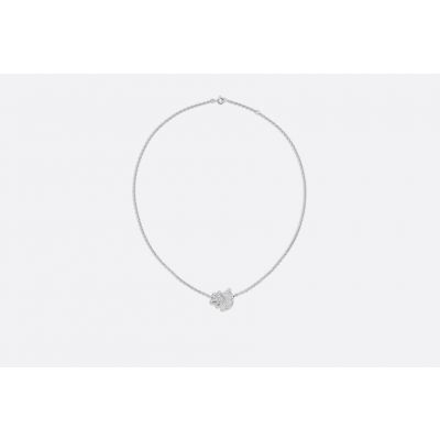 Counterfeit Affordable  Dior Archi Dior Cocotte Necklace 18K White Gold And Diamonds Good Reviews JCOU94004_0000
