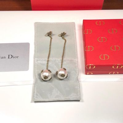 Christian Dior Pearl Earrings CDJW045 Free Shipping