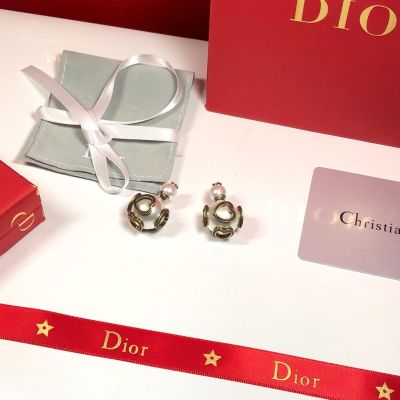 Classic Christian Dior Pearl Earrings CDJW014 