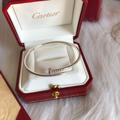 Cartier Juste Un Clou Simple Design Nail Model Ladies Popular Narrow Style Bangle Hot Selling Jewellery Online