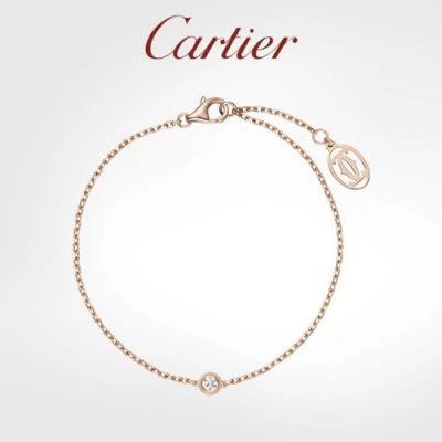 Cartier Luxurious Diamants Légers Single Diamond Design Chain Bracelet For Ladies Silver/Yellow Gold/Rose Gold Replica