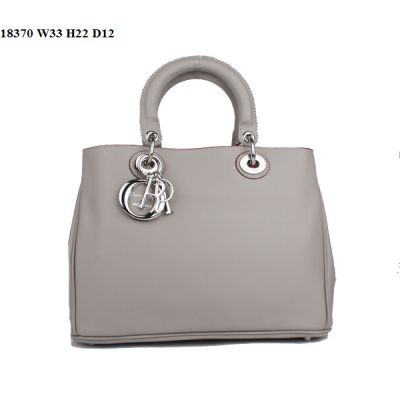 Hot Selling Etoupe Silver Hardware Nappa Leather Womens Dior "Diorissimo" Purses With Slip Pocket 