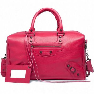 Hot Selling Balenciaga Polly Rose Thulian Leather Ladies Shoulder Bag Leather Tassel Top Handle 