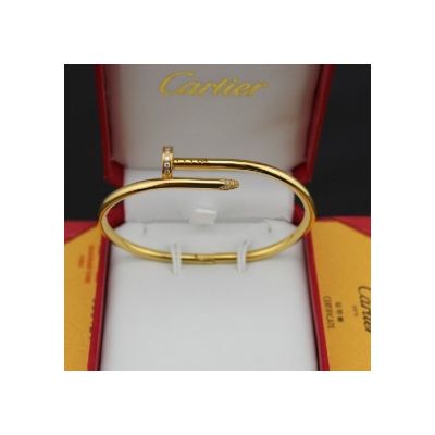 Cartier Juste Un Clou Bracelet Knock Off B6048617 Yellow Gold Diamonds Fashion Jewelry Good Reviews 