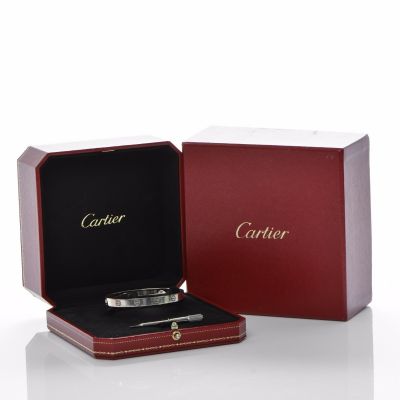 Cartier Red Genuine Leather Box For Bangle & Love Bracelet Quality Jewelry Gift Cases
