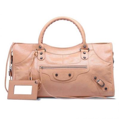 Balenciaga Part Time Leather Tassel Rose Blush Leather Totes Classic Studs Womens Handbag  Price Canada