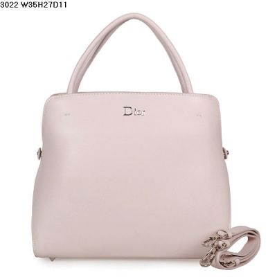 Hot Selling Dior Large Top Handle Pink Smooth Leather Tote Bag With Side Snap Buttons 