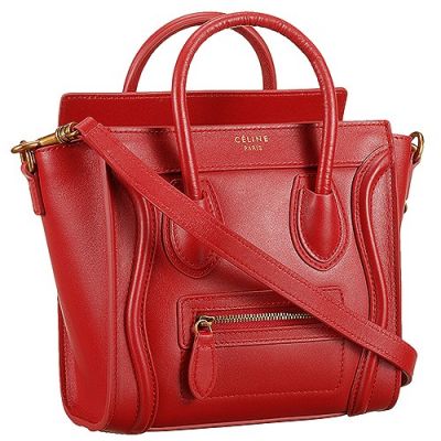 Hot Selling Celine Neno Womens Leather Luggage Handbag Long Strap & Top Handle