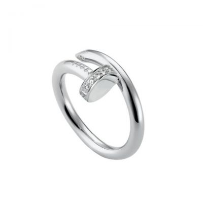 Cartier Juste Un Clou Ring B4092700 18K White Gold Plated Diamonds Wedding Band Sale Australia