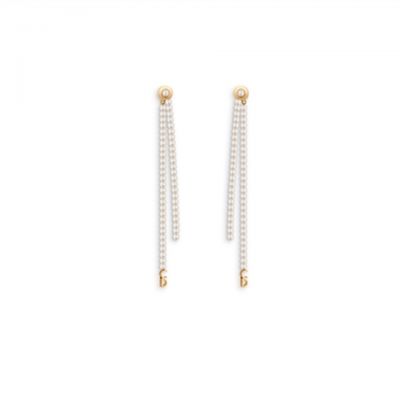 Christian Dior Ever Drop Earrings White Small Pearls Party Queen Or Bridal Luxury Jewellery 