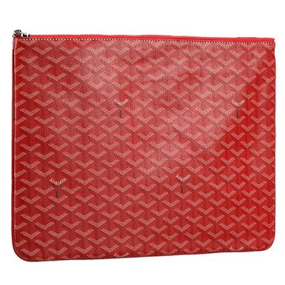 Stylish Goyard Women's Calfskin Leather Coin Purse Bright Red Color Latest Styles