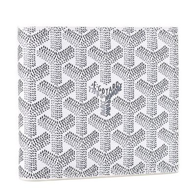 Latest Goyard Victoire Women's White Leather Credit Card Holder Name Brand