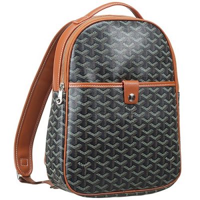 Hot Selling Goyard Leather Black & Tan Bi-Color Backpack Bag Shop Online