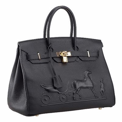 High Quality Hermes Birkin Horse Logo Leather Trimming Golden Lock Ladies Flap City Bag Totes 