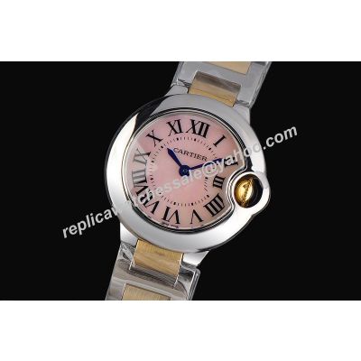 Ballon Bleu de Cartier W6920033 Special Pink Mop 36mm Watch Rep 