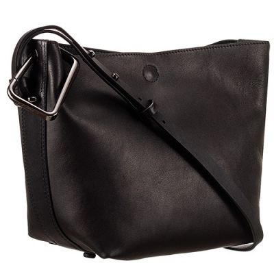 Hot Selling 3.1 Phillip Lim Women's Shoulder Bag Leather Shoulder Strap Press Button Closure Black