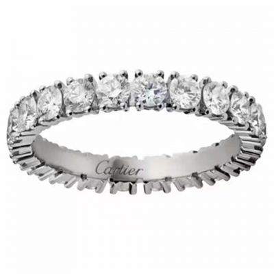 Etincelle De Cartier Diamonds Band Sterling Silver 2018 Latest Design Wedding Jewelry For Women B4087100