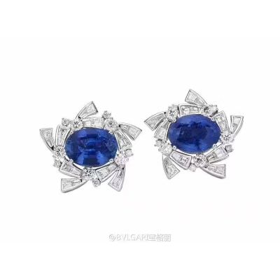 Bvlgari Sapphire Blue Earrings