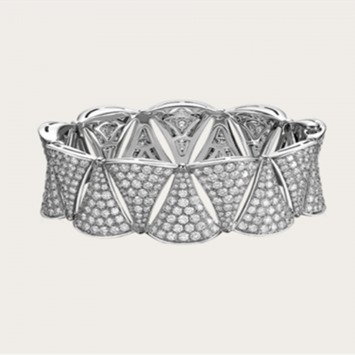 Bvlgari Divas'dream Diamonds Replica BR856924 Swarovski Crystal Bracelet Sterling Silver Wedding Gift UK