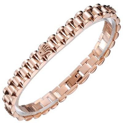 Rolex President Crown Flag Rose Gold Link Bracelet Fashion Dinner Style Latest Delicate Women Jewelry