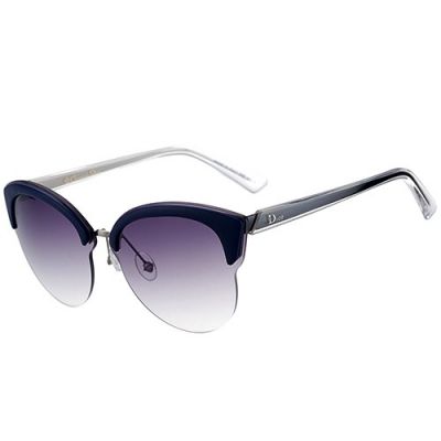 Christian Dior Black Semi-rimless Frame Gradient Cat Eye Sunglass Price List 