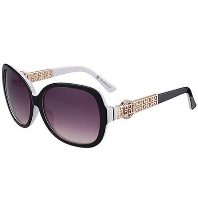  Givenchy Oversized Fashion Women's Retro Protection Sunglasses Black Frame Replica 