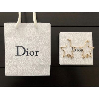  Christian Dior Gold Earrings CDJW020