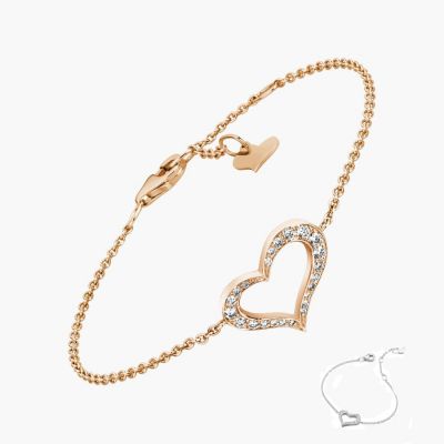 2018 Latest Piaget Possession Heart Bracelet Luxury Fashion Jewelry Replica G36H0500 G36H0300