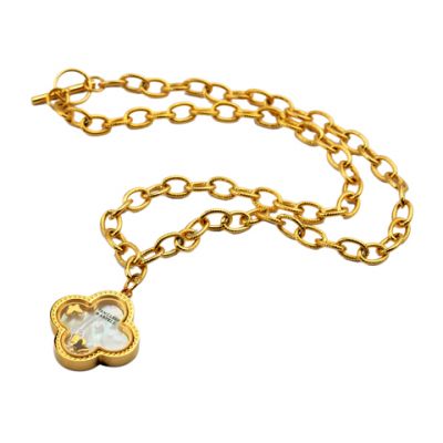 Best Van Cleef & Arpels Vintage Alhambra Replica Long Necklace In 18kt Yellow Gold Price In Sydney