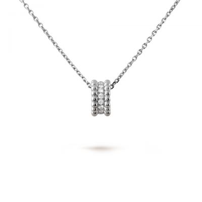Van Cleef & Arpels Fake Perlee Diamonds Pendant 3 Rows Necklace 2018 Newest VCARO25100