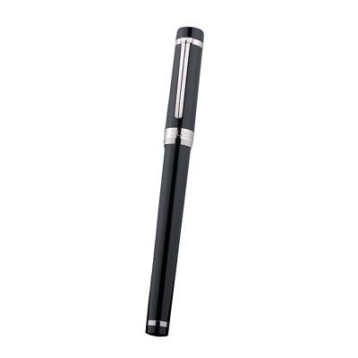 Good Reviews Rolex Black Lacquer & Silver Business Ballpoint Pen With Logo Cap